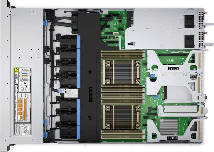 Dell PowerEdge R450, Xeon Silver 4310, 16GB RAM, 480GB SSD, 480GB HDD, 1HE