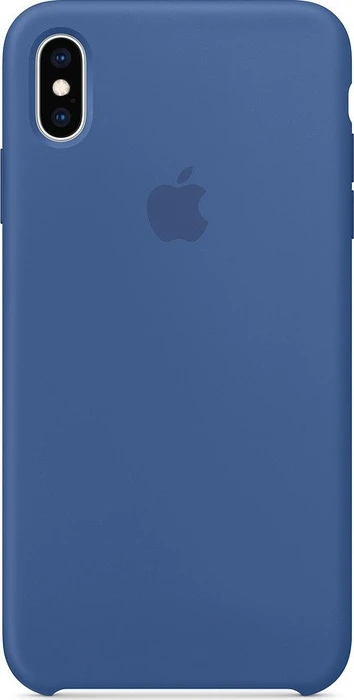 Apple Silikon Case für iPhone XS Max delftblau