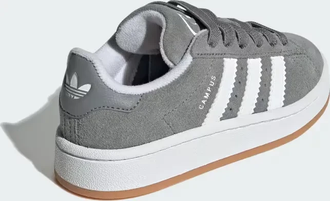 adidas Campus 00s Elastic Lace grey three/cloud white/gum (Junior)