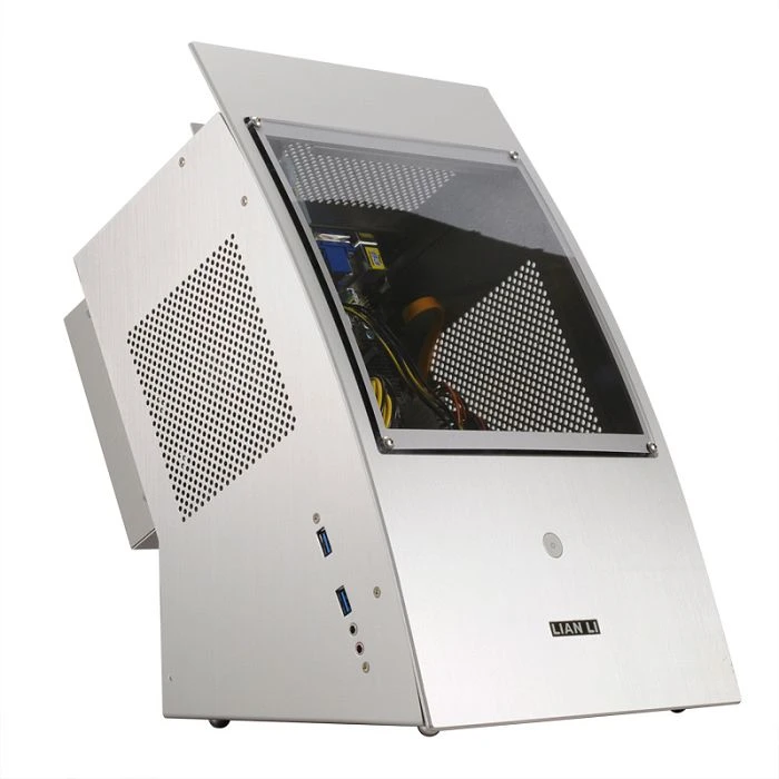 Lian Li PC-Q30A silber, Acrylfenster, Mini-ITX
