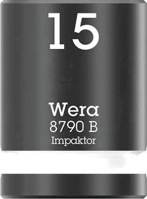 Wera 8790 B Impaktor Außensechskant Steckschlüssel 3/8", 15x30mm