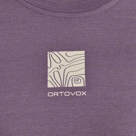 Ortovox 120 Cool Tec Abstract Funktionsshirt kurzarm wild berry (Damen)