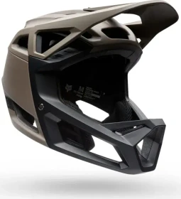 Fox Racing Proframe Solid Fullface-Kinderhelm nutmeg brown