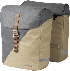 racktime Heda 2.0 Doppel Gepäcktasche desert sand/dust grey