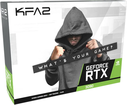 KFA2 GeForce RTX 3090 EX Gamer (1-Click OC), 24GB GDDR6X, HDMI, 3x DP