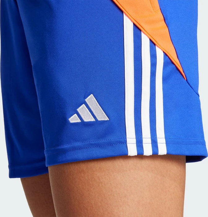 adidas Tiro 24 Trainingshose kurz lucid blue/white/app solar red (Damen)