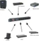 Equip 19" PDU Aluminium Steckdosenleiste, mit Schalter, Überspannungsschutz, 1HE, 6-fach, 16A/240V, schwarz, 1.8m Vorschaubild