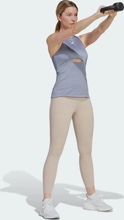 adidas HIIT Aeroready Training Funktionsshirt ärmellos silver violet (Damen)