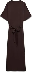 Vero Moda Hali Short Sleeve Long Kleid chocolate torte (Damen)