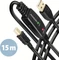 Axagon USB Adapterkabel, USB 2.0, 480Mb/s, USB-A 2.0 [Stecker] auf USB-B 2.0 [Stecker], aktiv, Adapterkabel, 15m Vorschaubild
