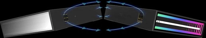 Thermaltake SWAFAN 140 EX Infinity ARGB Sync, schwarz, 144mm, 3er-Pack