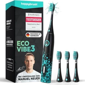 HappyBrush Eco Vibe 3 Starterkit schwarz