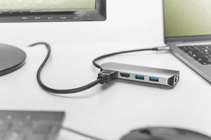Digitus USB-C Docking Universal Docking Station 8-Port, USB-C 3.0 [Stecker]