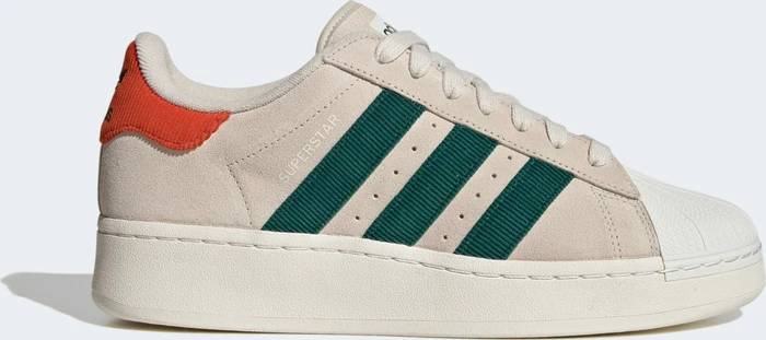 adidas Superstar XLG aluminium/collegiate green/preloved red (Herren)
