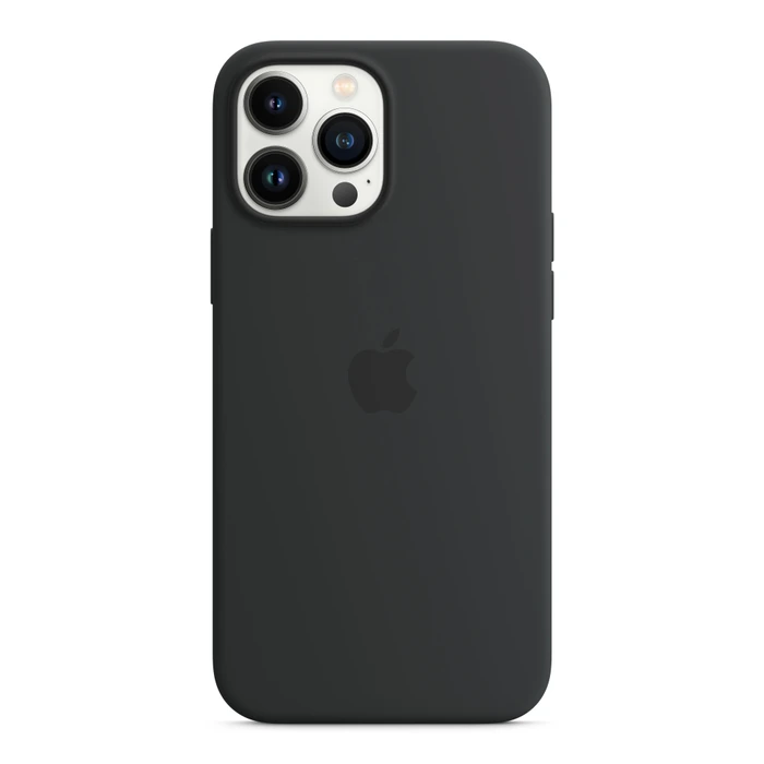 Apple Silikon Case mit MagSafe für iPhone 13 Pro Max Mitternacht