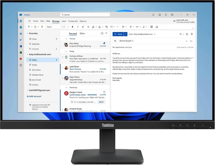 Lenovo ThinkVision S24-4e, 23.8"