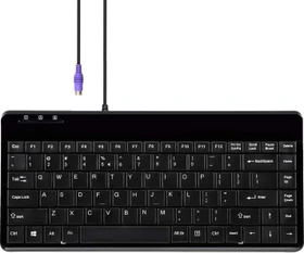 Perixx Periboard-409P, schwarz, PS/2, US (Periboard-409 P US)