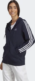 adidas Essentials 3-Streifen French Terry Regular Hoodie legend ink/white (Damen)