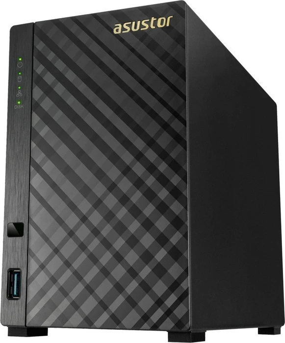 Asustor AS1002T v2, 512MB RAM, 1x RJ-45 1000Base-T, 2x USB-A 3.0