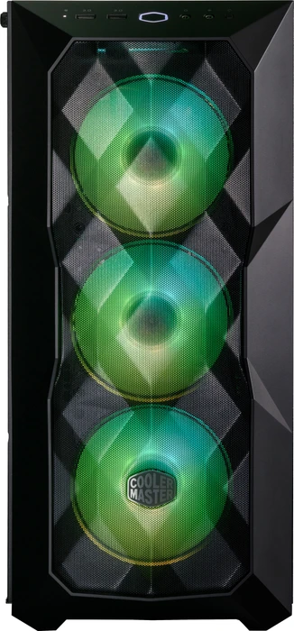 Cooler Master MasterBox TD500 Mesh ARGB, schwarz, ohne RGB-Controller, Glasfenster