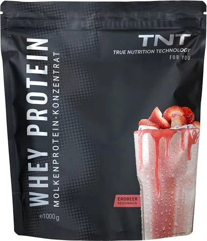 TNT True Nutrition Technology Whey Protein Konzentrat Erdbeer 1kg