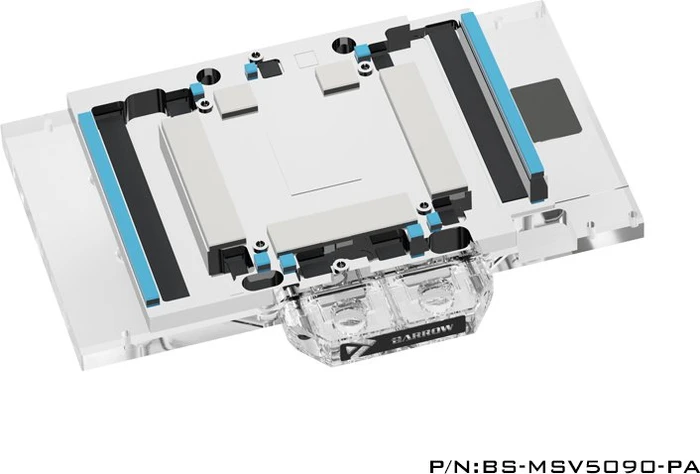 Barrow NVIDIA RTX 5090 LRC 2.0 Full Coverage GPU Water Block, MSI Ventus 5090, BS-MSV5090-PA, weiß