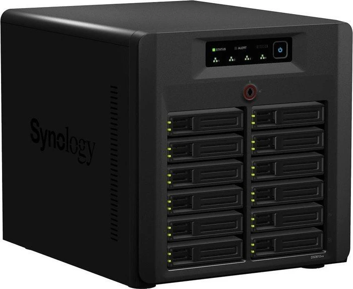 Synology DiskStation DS3612xs, 2GB RAM ECC, 4x RJ-45 1000Base-T, 4x USB-A 2.0