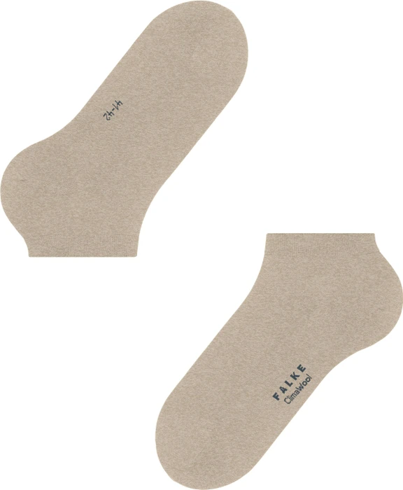 Falke ClimaWool Socken pebble mel. (Herren)