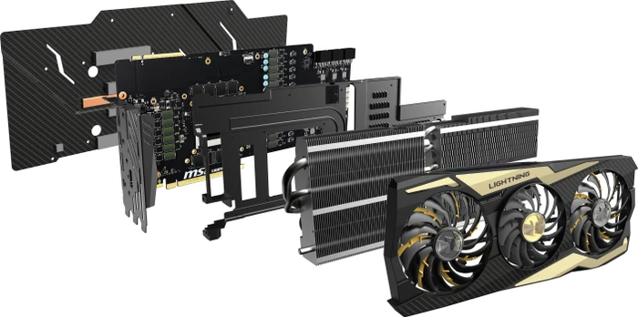 MSI GeForce RTX 2080 Ti Lightning, 11GB GDDR6, HDMI, USB-C, 3x DP