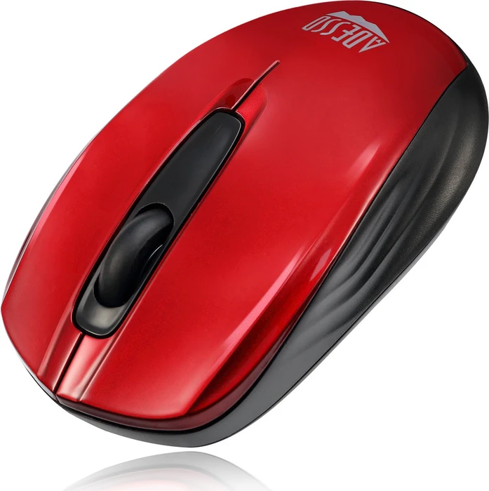 Adesso iMouse S50R Wireless Mini Mouse rot, USB
