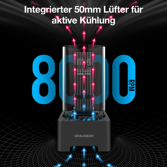Graugear G-M2DK-AC-10G, M.2 NVMe Dockingstation, USB-C 3.1