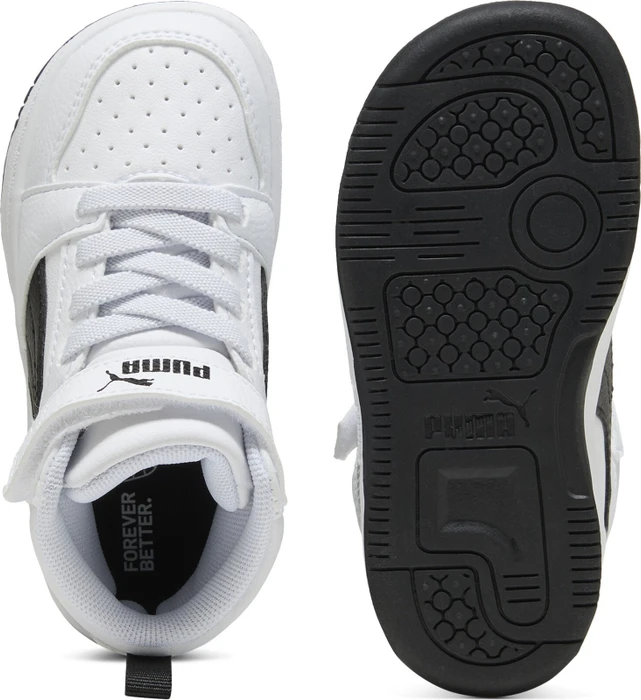 Puma Rebound V6 Mid puma white/puma black (Junior)
