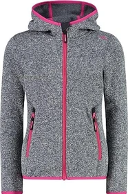 CMP Knit-Tech Meliert Fleece Jacke titanio/fuxia (Junior)