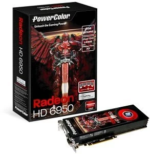 PowerColor Radeon HD 6950, 2GB GDDR5, 2x DVI, HDMI, 2x mDP