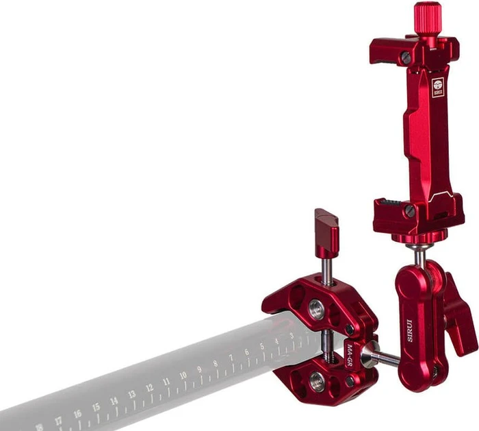 Sirui Crab Clamp mit Magic Arm und Smartphone Halterung