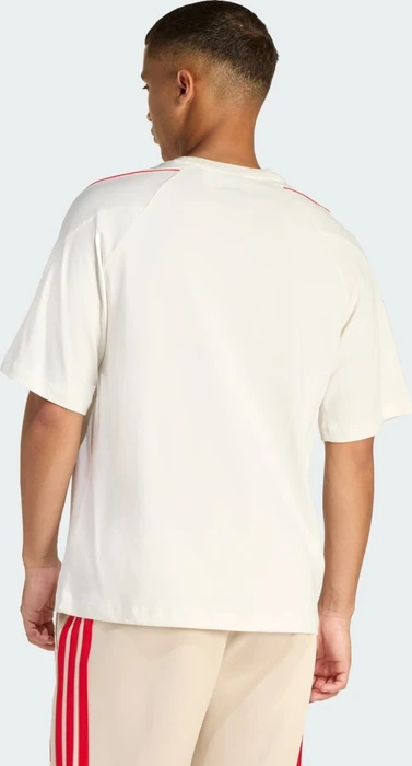adidas Stadium T-Shirt kurzarm off white/pure ruby (Herren)