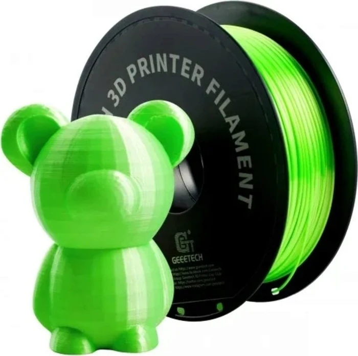 Geeetech PLA Silk, grün, Spule, 1.75mm, 1.00kg