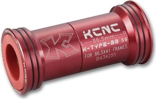 KCNC BB86 Pressfit Adapter rot