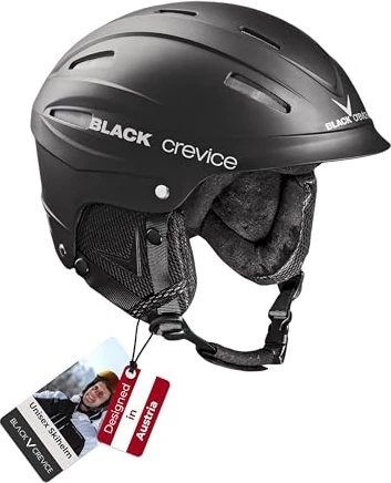 Black Crevice Ischgl Helm schwarz