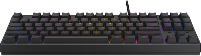 Krux Atax Pro RGB, TKL, schwarz, LEDs RGB, Gaote Outemu BLUE, USB, US