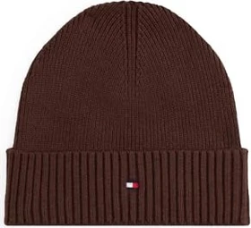 Tommy Hilfiger Flag Kaschmir Beanie rich walnut