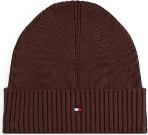 Tommy Hilfiger Flag Kaschmir Beanie rich walnut
