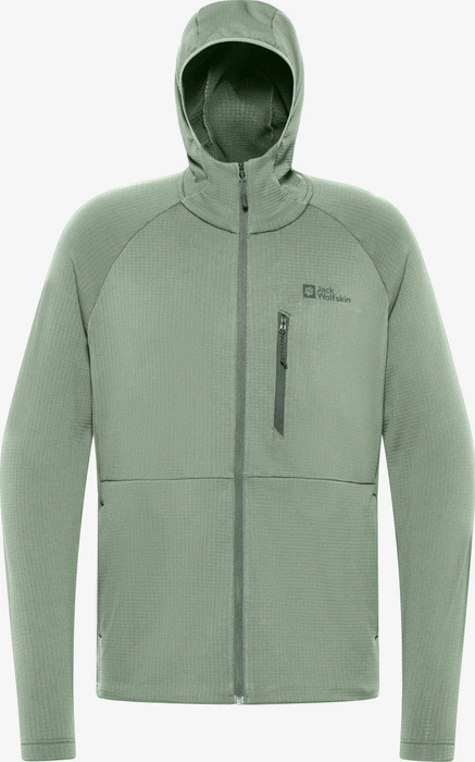Jack Wolfskin Kolbenberg Hooded FZ Jacke eucalyptus (Herren)