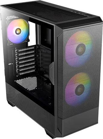 Antec NX416L, schwarz, Glasfenster
