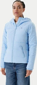 Tommy Hilfiger Slim Lightweight Hooded Padded Jacke light powdery blue (Damen)