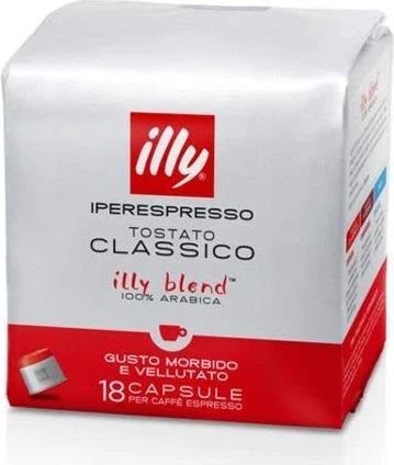 illy Iperespresso klassische Röstung Kaffeekapseln, 18 Stück