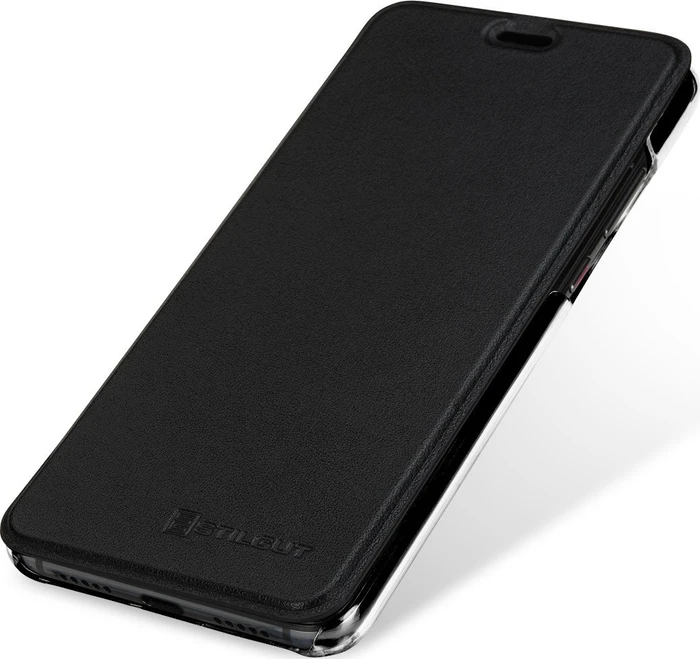 Stilgut Book Type NFC/RFID Blocking Cover für Huawei P20 schwarz