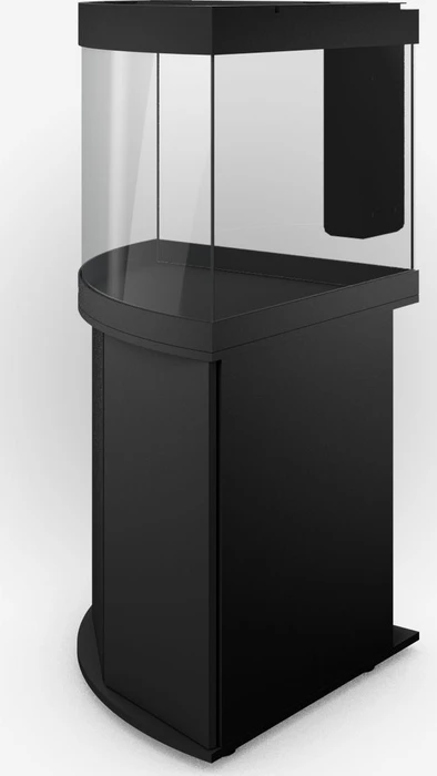 Juwel Trigon 190 LED Aquarium-Set mit Unterschrank, schwarz/schwarz, 190l