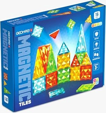 Geomag Magnetic Tiles Gems 16