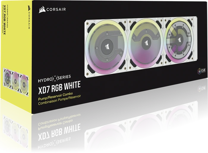 Corsair Hydro X Series XD7 RGB, mit Pumpe, weiß